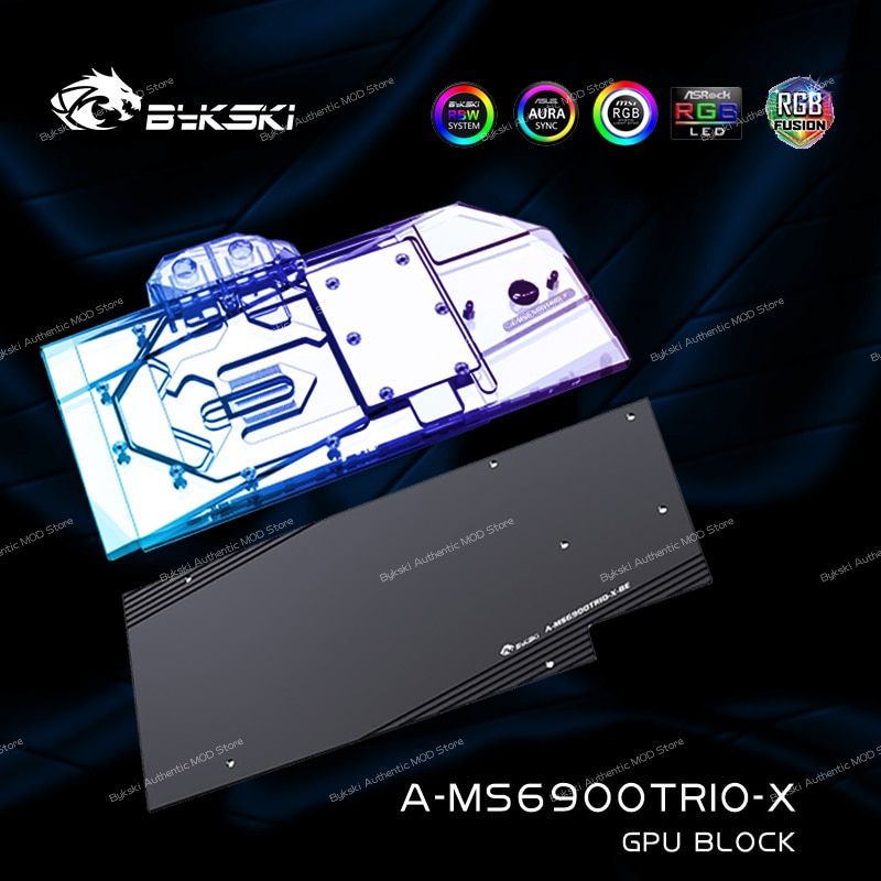 Bykski A-MS6900TRIO-X GPU   MSI RX 6800XT..